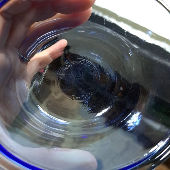 Anchor Hocking Essentials Cobalt Blue Glass Bowl - Picture 9 of 10